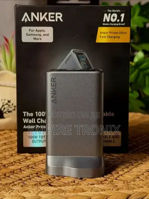 Anker Prime Charger (100w, 3 Ports, Gan)