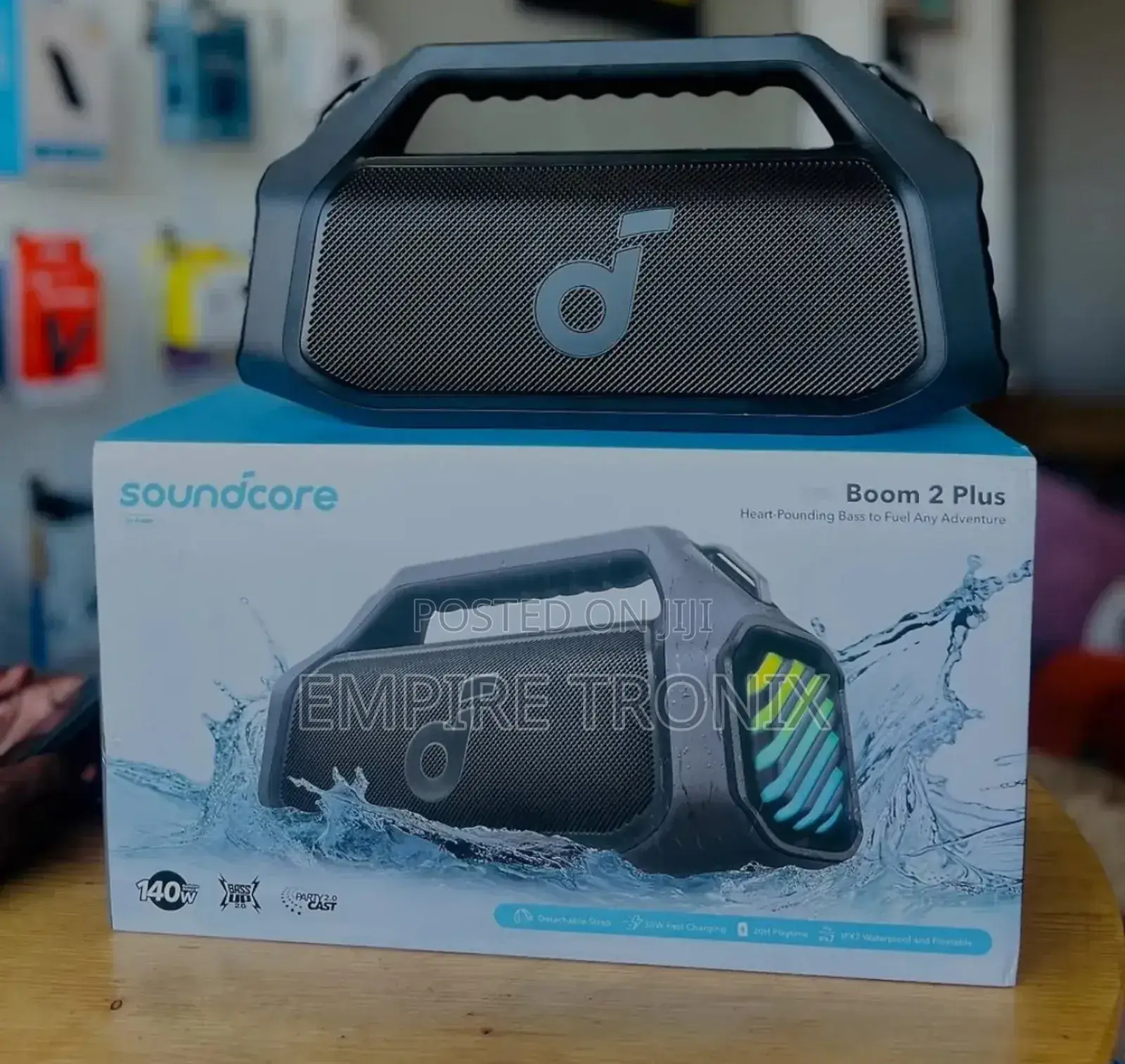 Soundcore Boom 2 Plus 140w Outdoor Bass Bluetooth Speaker
