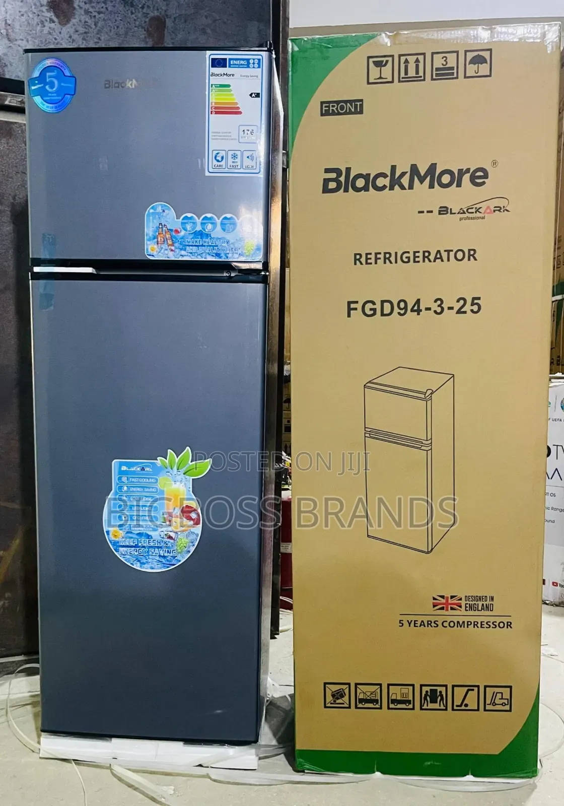 Blackark 188 Liters Refrigerator