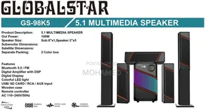 Globalstar Subwoofer Model Gs-98k5 5.1