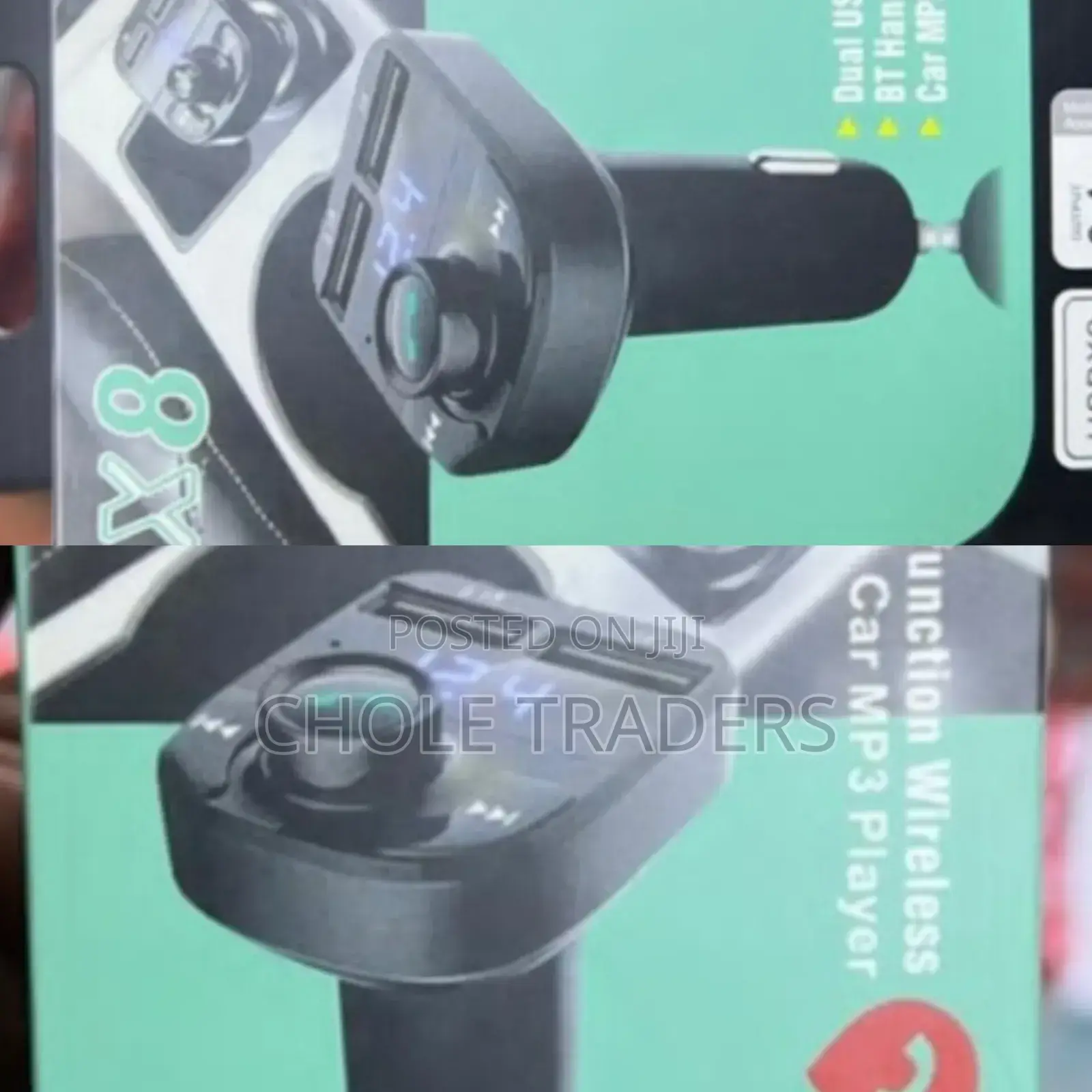 X8 Multifunction Wireless Bluetooth Mp3 Player Car Charger