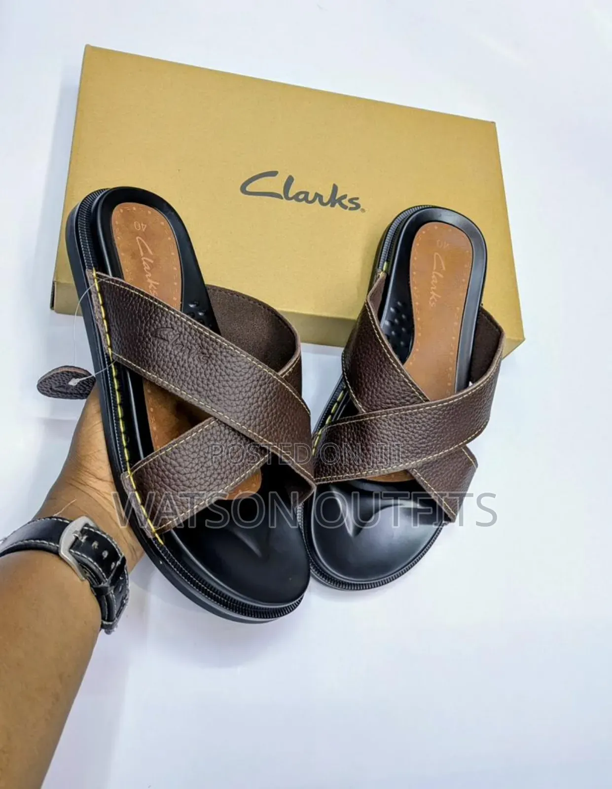 Men's Leather Sandals or Sendo Za Leather Materials New and Original