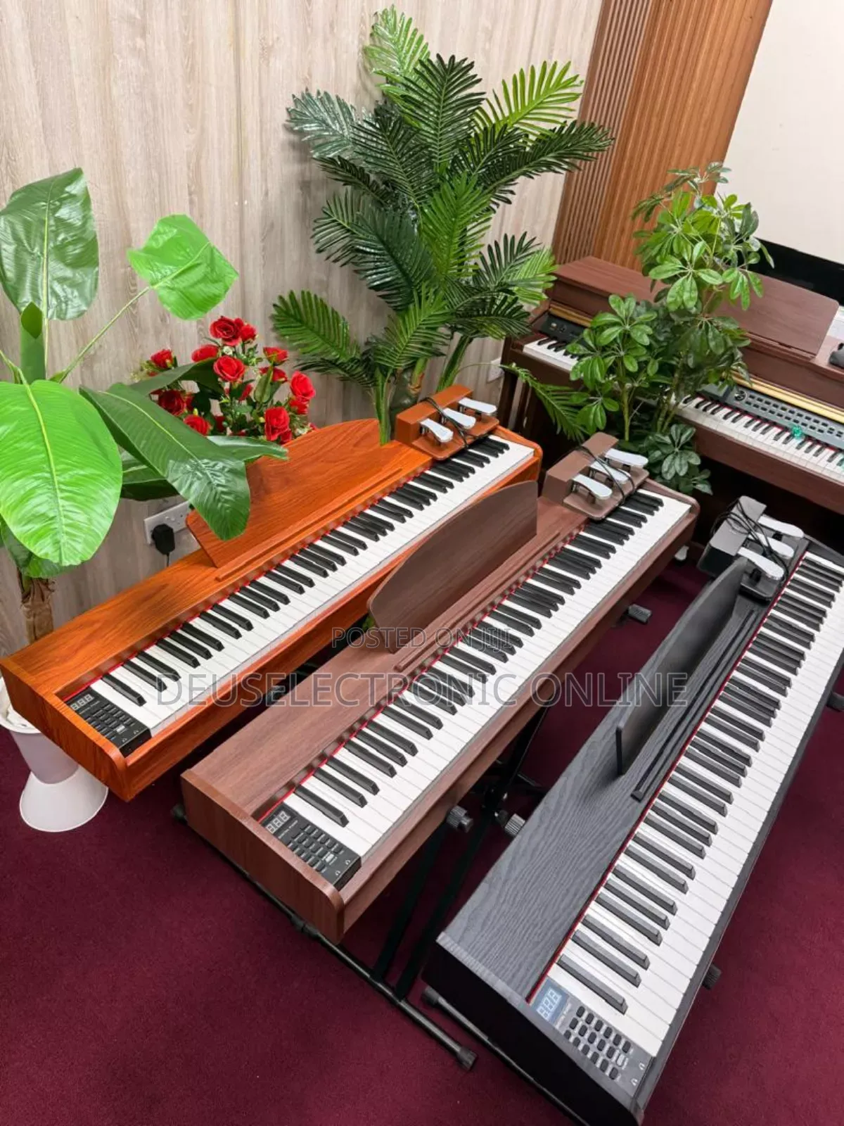 , 3 Pedal Digital Piano .With Stand .