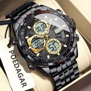 Classic Poedagar Watch Full Box Tarehe Waterproof