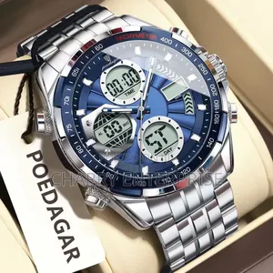 Classic Poedagar Watch Full Box Tarehe Waterproof