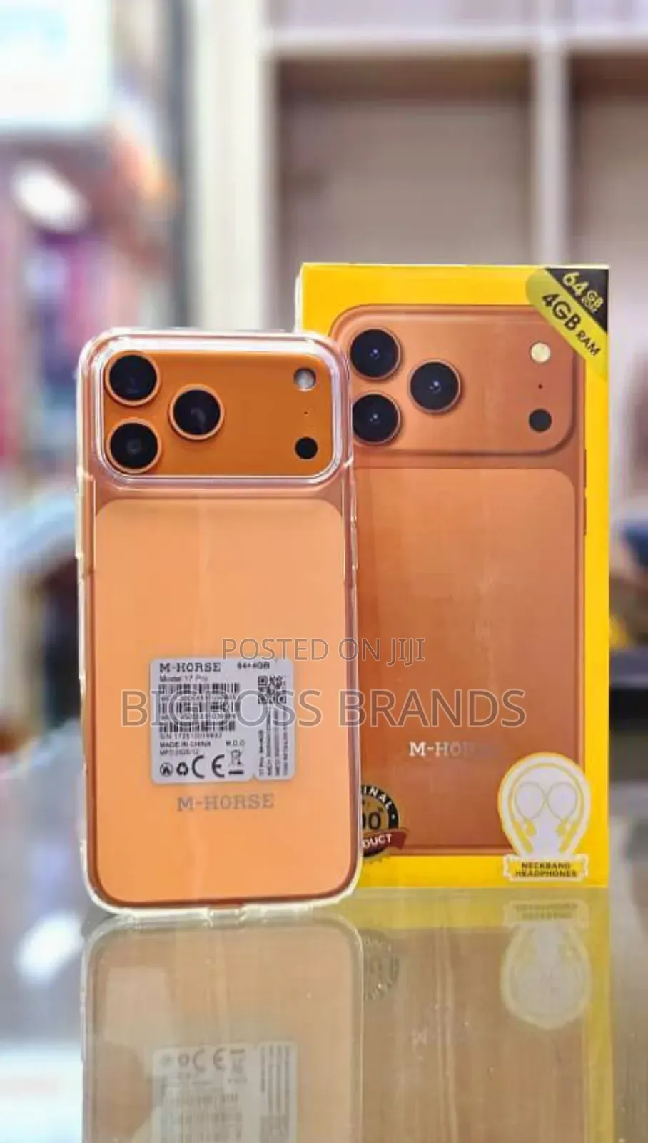 New Mobile Phone 64 GB Orange