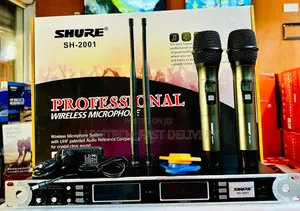 Shure Sh-2001 Professional Wireless Microphone System (Double)