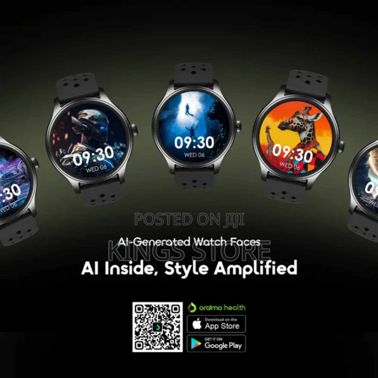 Oraimo Watch 6r 1.39'' Anti-Scratch Ip68 Smart Watch
