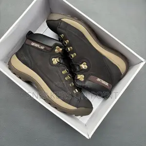 This Is a Pair of Black Caterpillar Active Alaska Boot