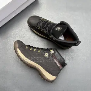 This Is a Pair of Black Caterpillar Active Alaska Boot