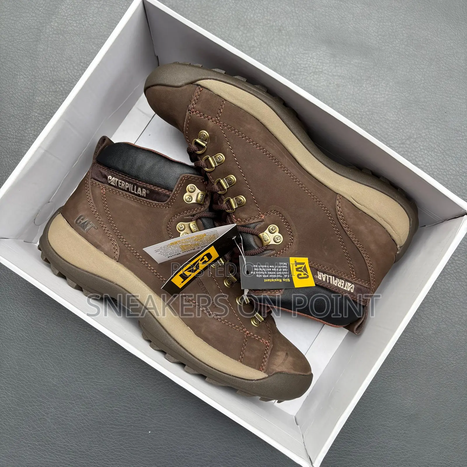 This Is a Pair of Caterpillar Cat Active Alaska High-Cut Boots