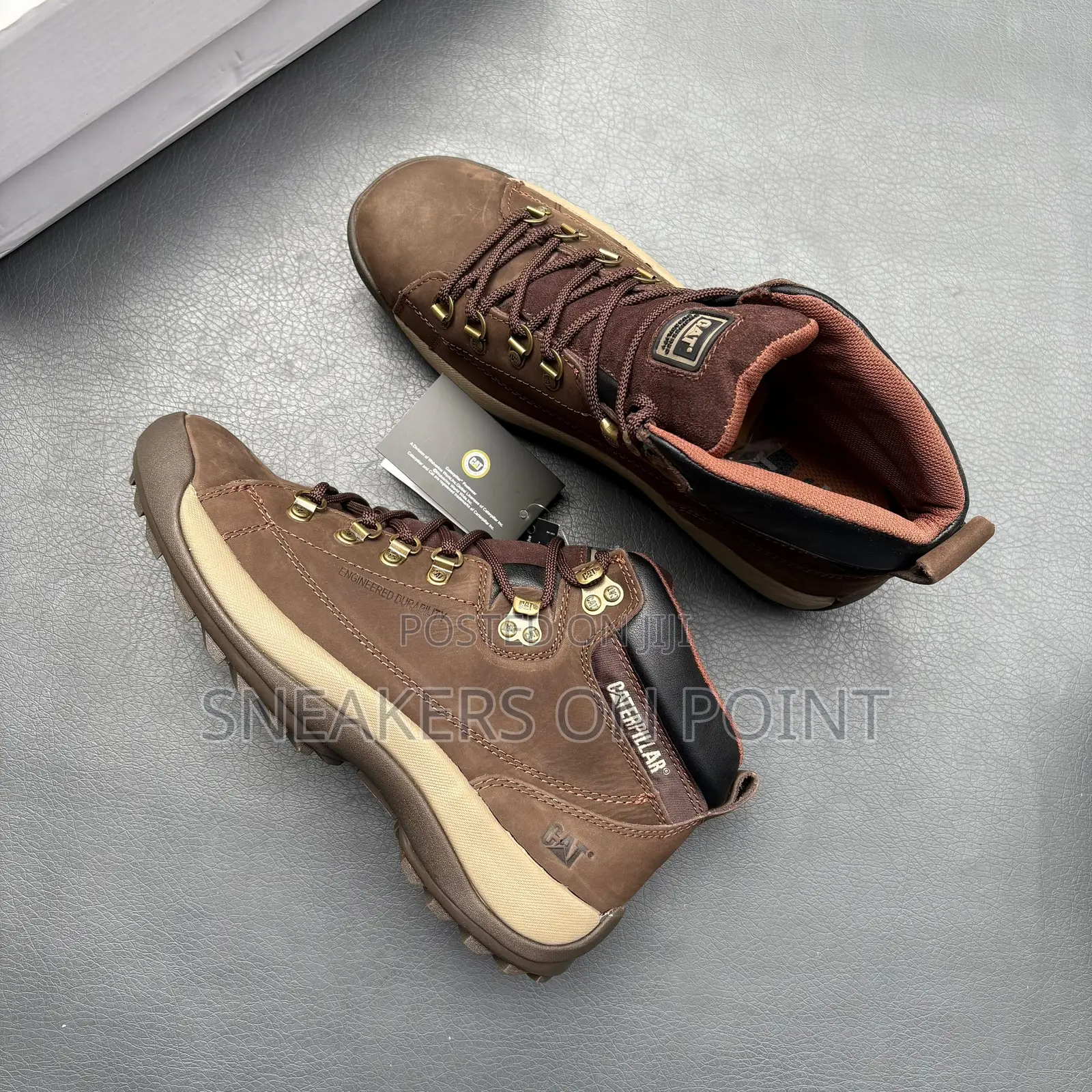 This Is a Pair of Caterpillar Cat Active Alaska High-Cut Boots