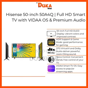 Hisense 50-Inch 50a4q Full Hd Smart Tv