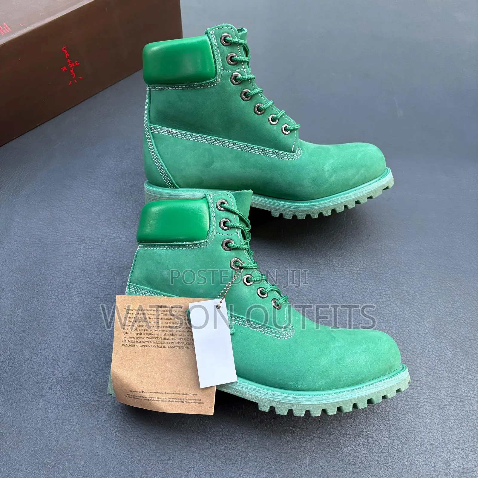 Buti Za Kiume or Men's Leather Boots or Shoes With High Cut