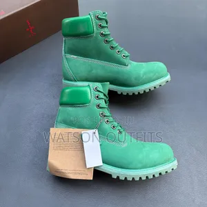 Buti Za Kiume or Men's Leather Boots or Shoes With High Cut