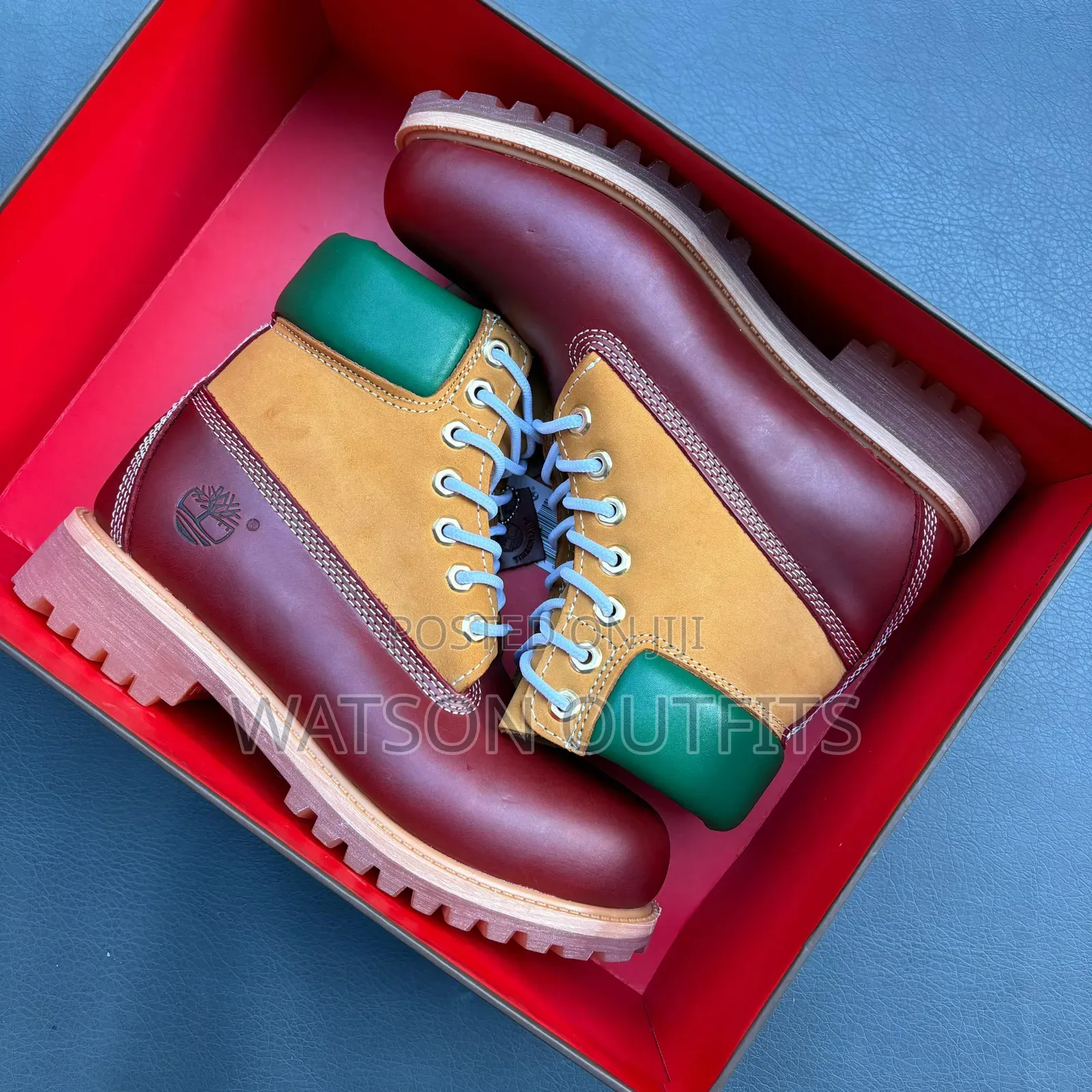 Buti Za Kiume or Men's Leather Boots or Shoes With High Cut