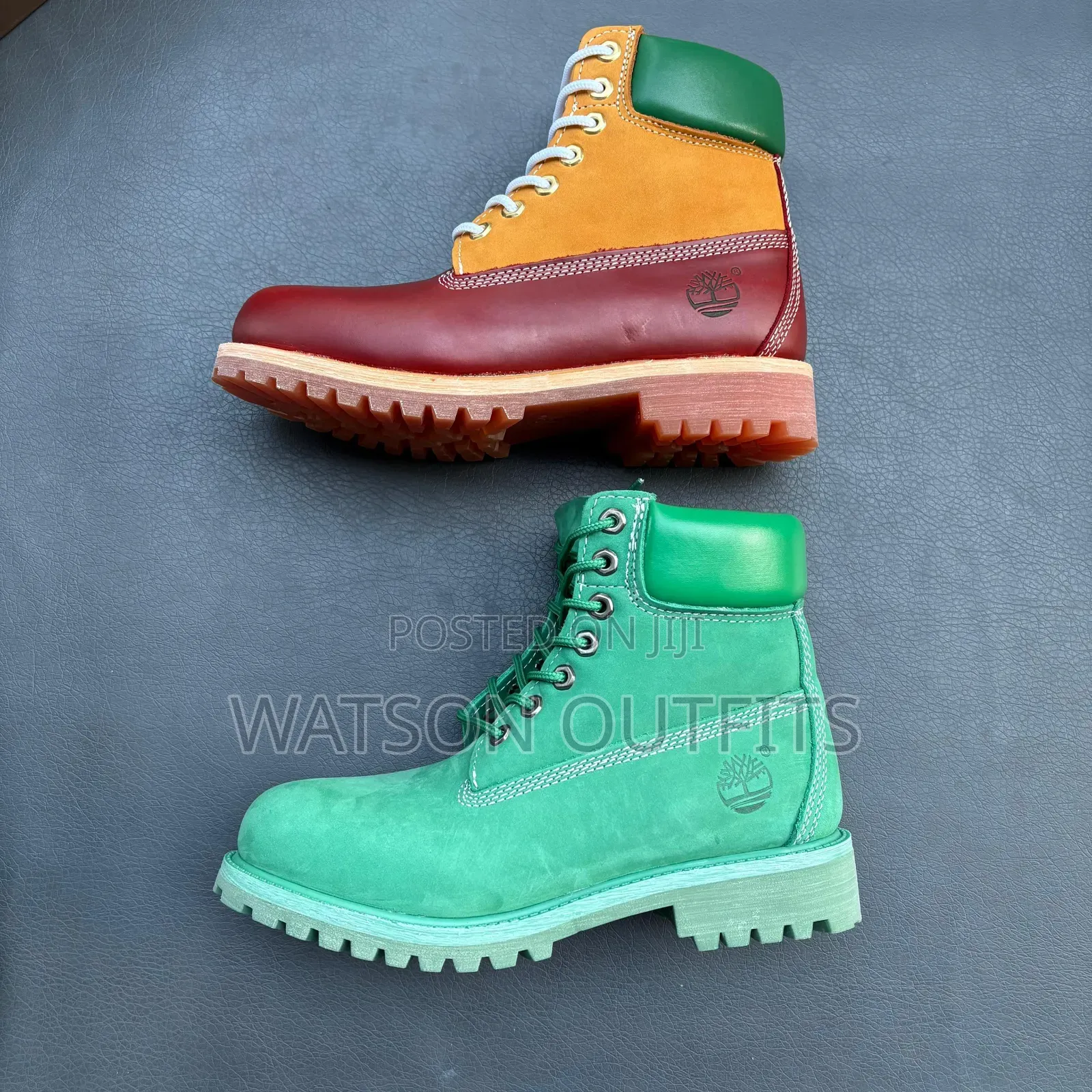 Buti Za Kiume or Men's Leather Boots or Shoes With High Cut
