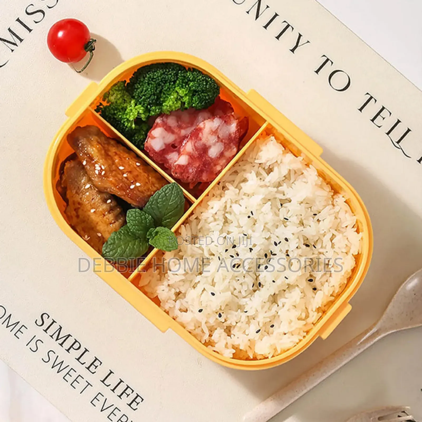Lunch Box+ Bottle of Water (Set)