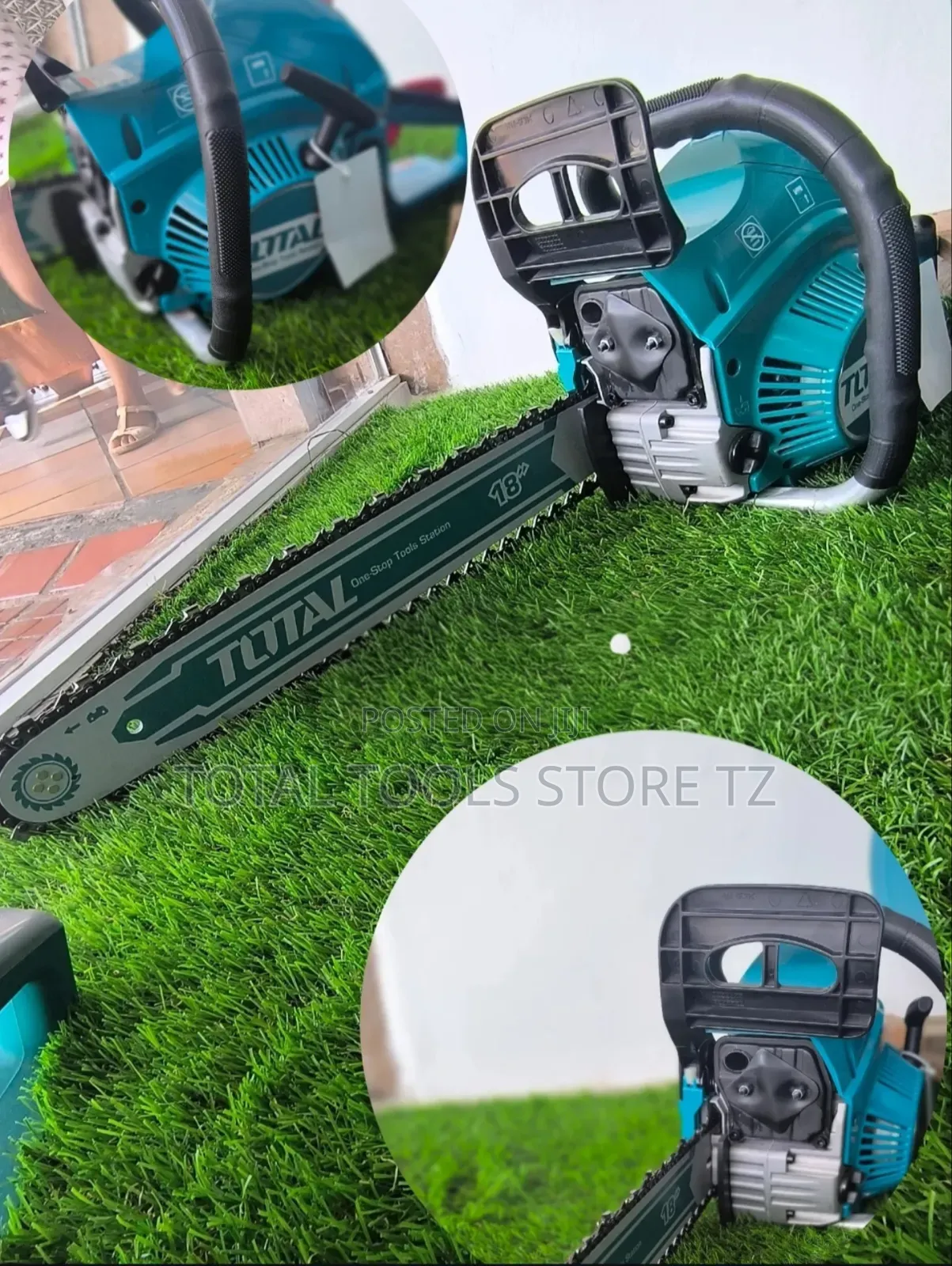 Total Gasoline Chain Saw 18"