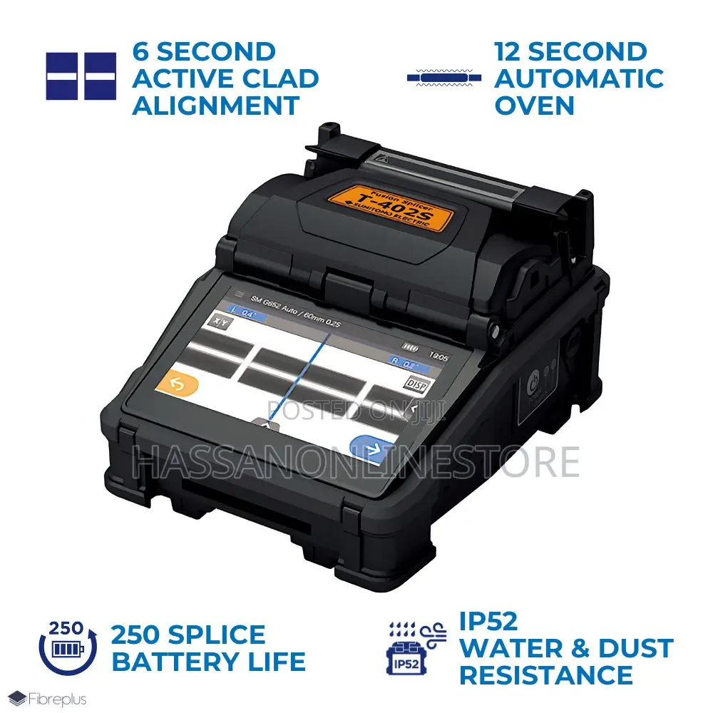 Sumitomo T-402s Fusion Splicer Kit With Cleaver