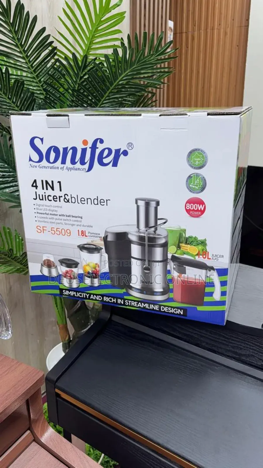 4 in 1 Heavy Duty Digital Juicer Food Processor