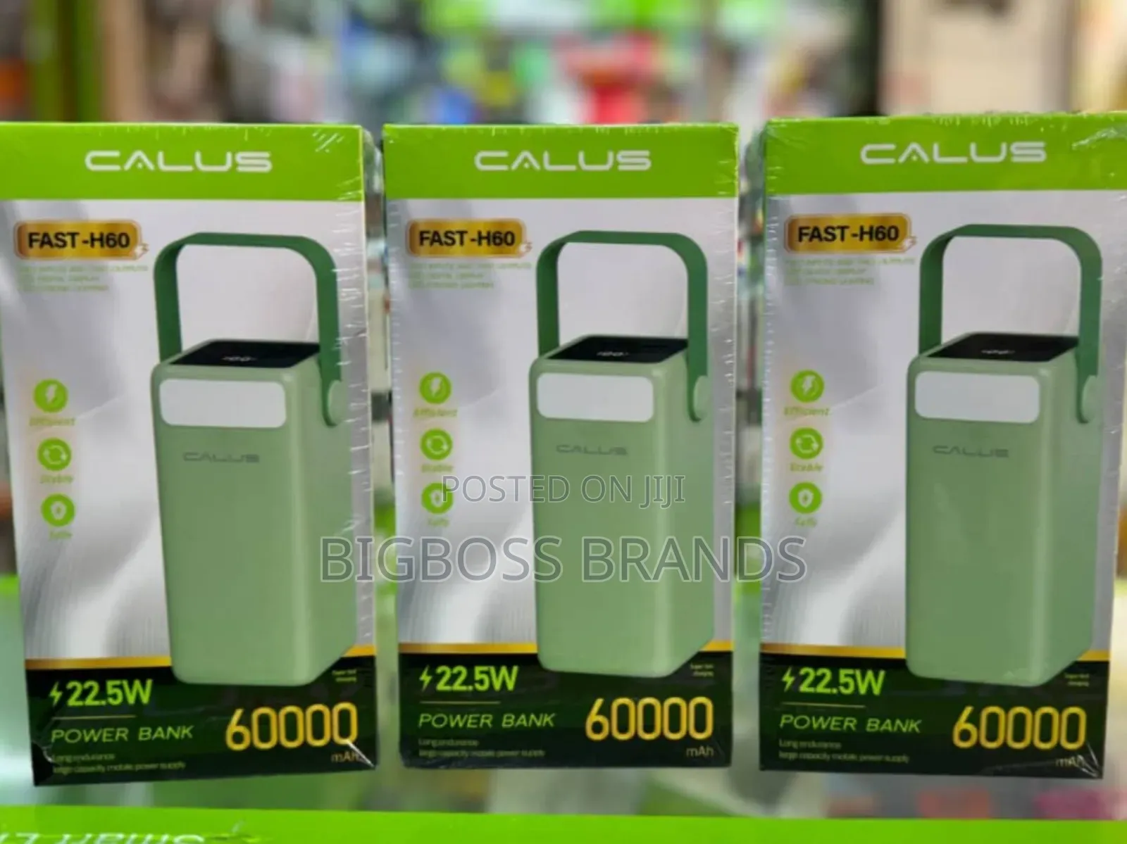 Calus Fast Charger Power Bank Fast-H60 60000mah 22.5w