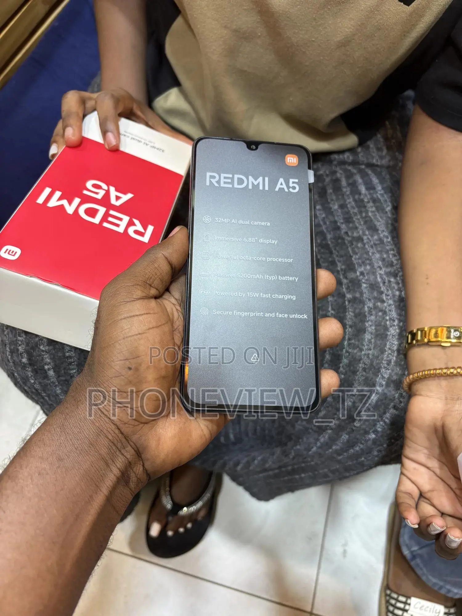 New Xiaomi Redmi A5 4G 64 GB Black