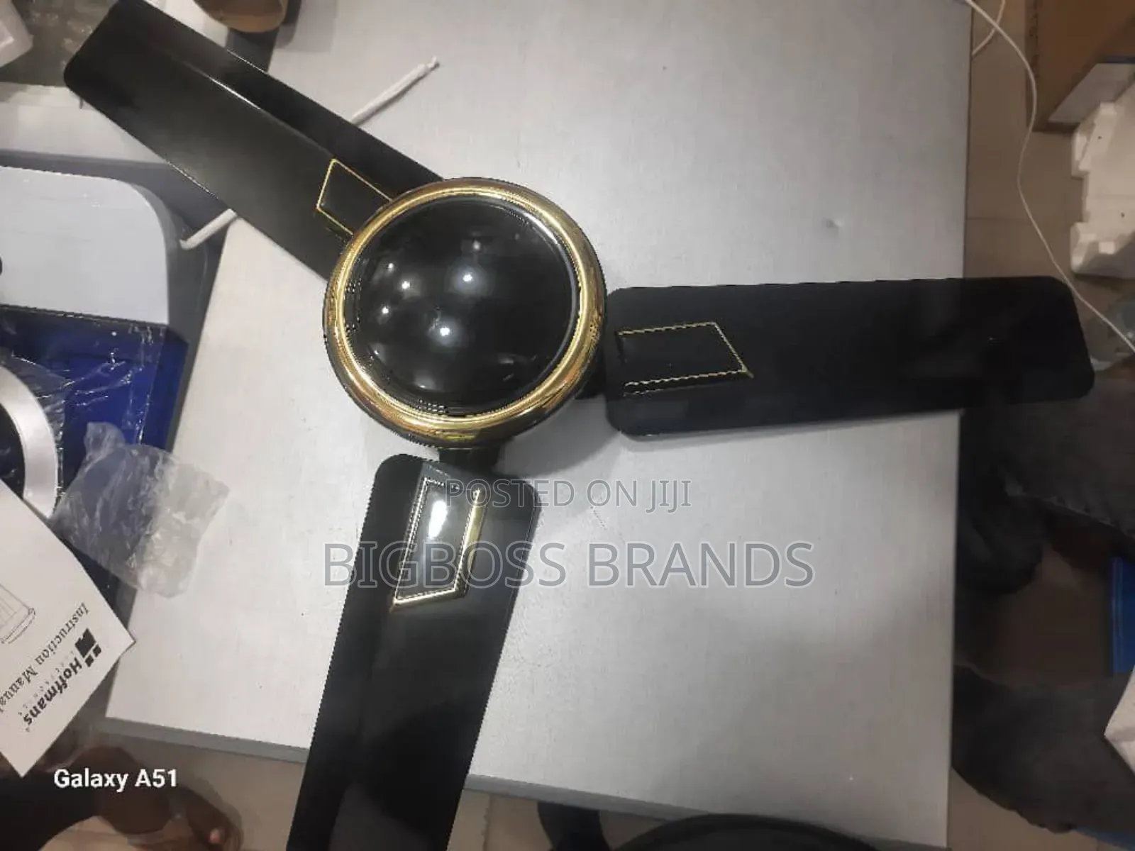 Smartfy Ceilling Fan Pangaboi [Full Black]