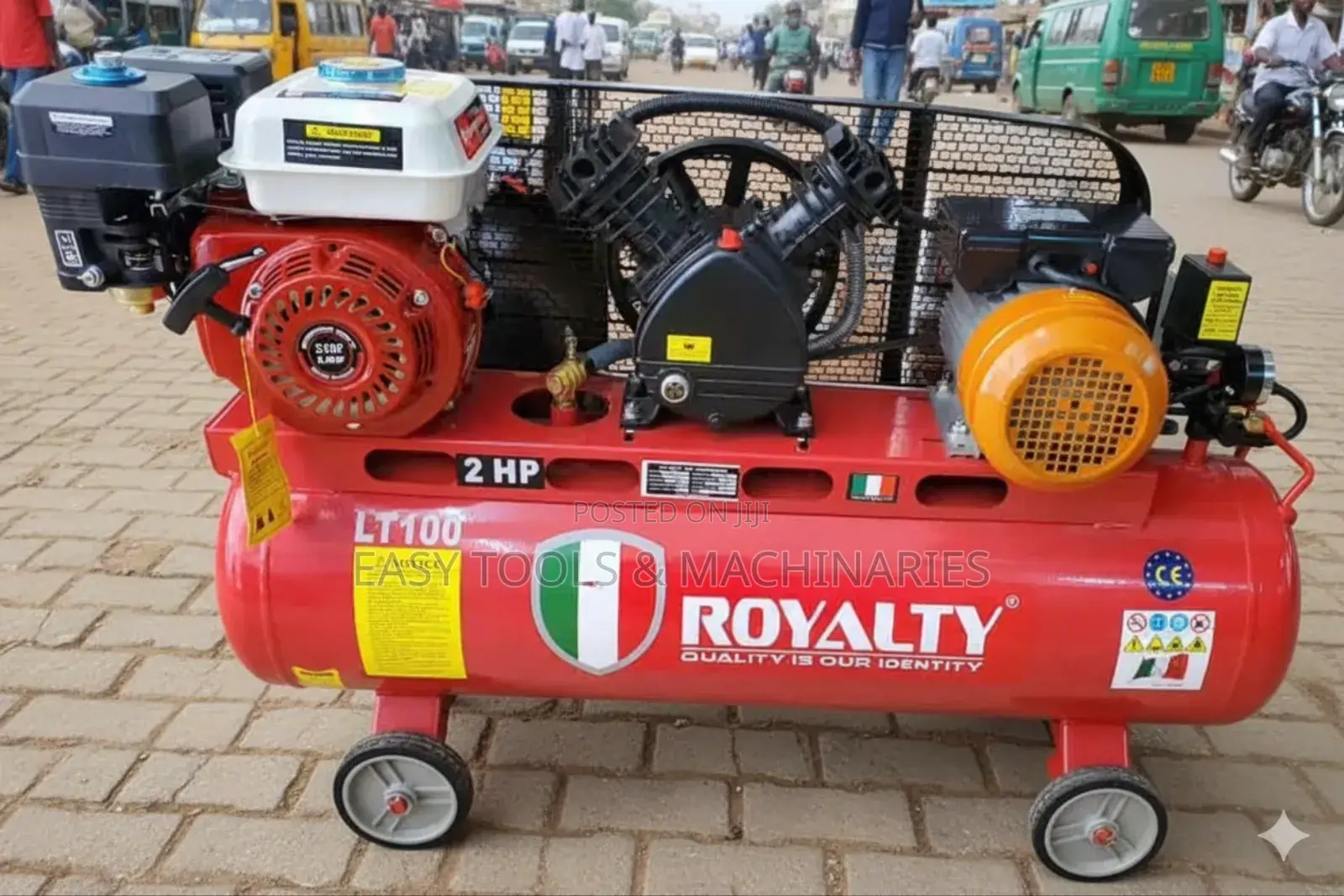 Royalty 100l Air Compressor 2in1