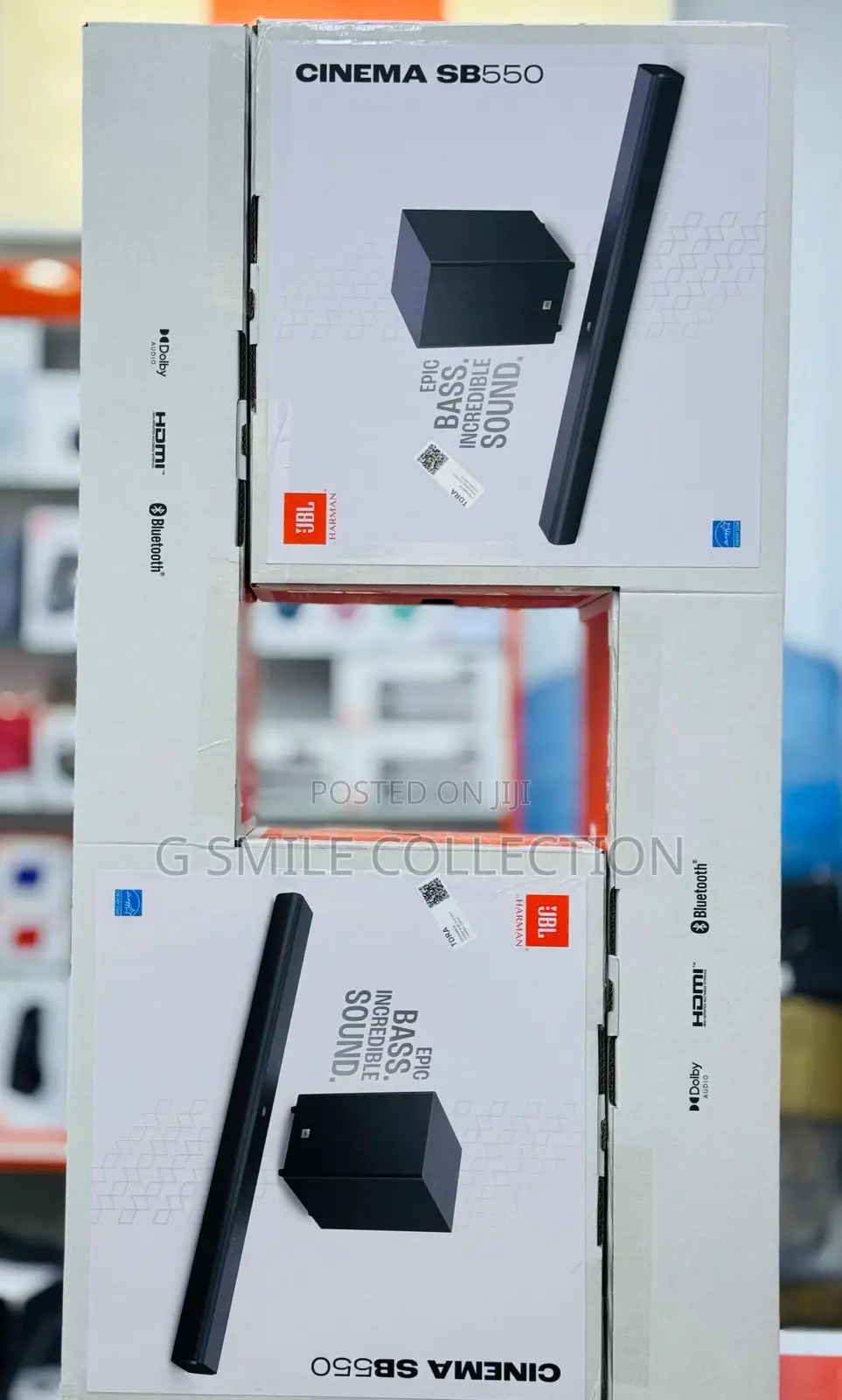 JBL Cinema Sb550-3.1 Channel Soundbar