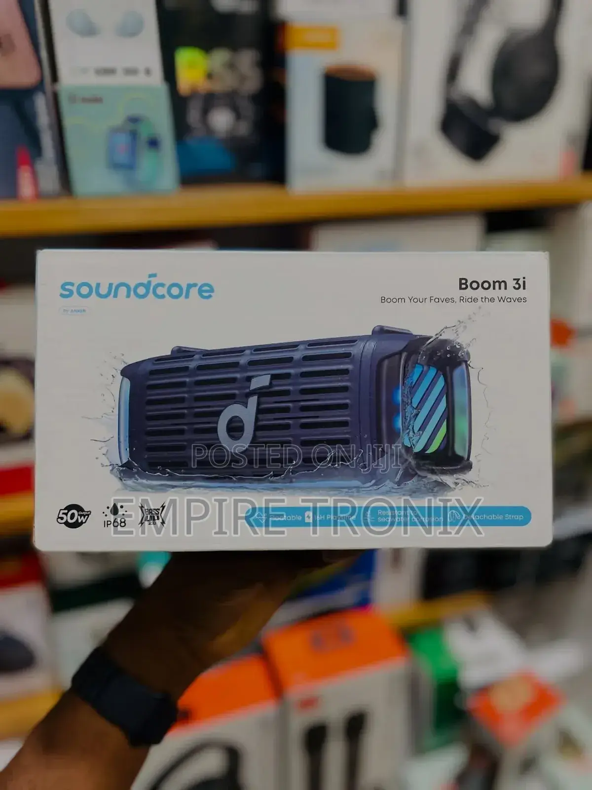 Soundcore Boom 3i Portable Rugged Outdoor Speaker