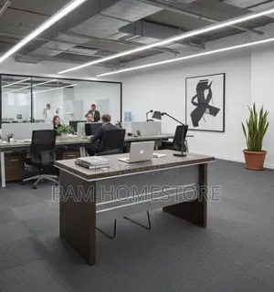 Executive Office Desk - 140cm Large Workstation With Drawers