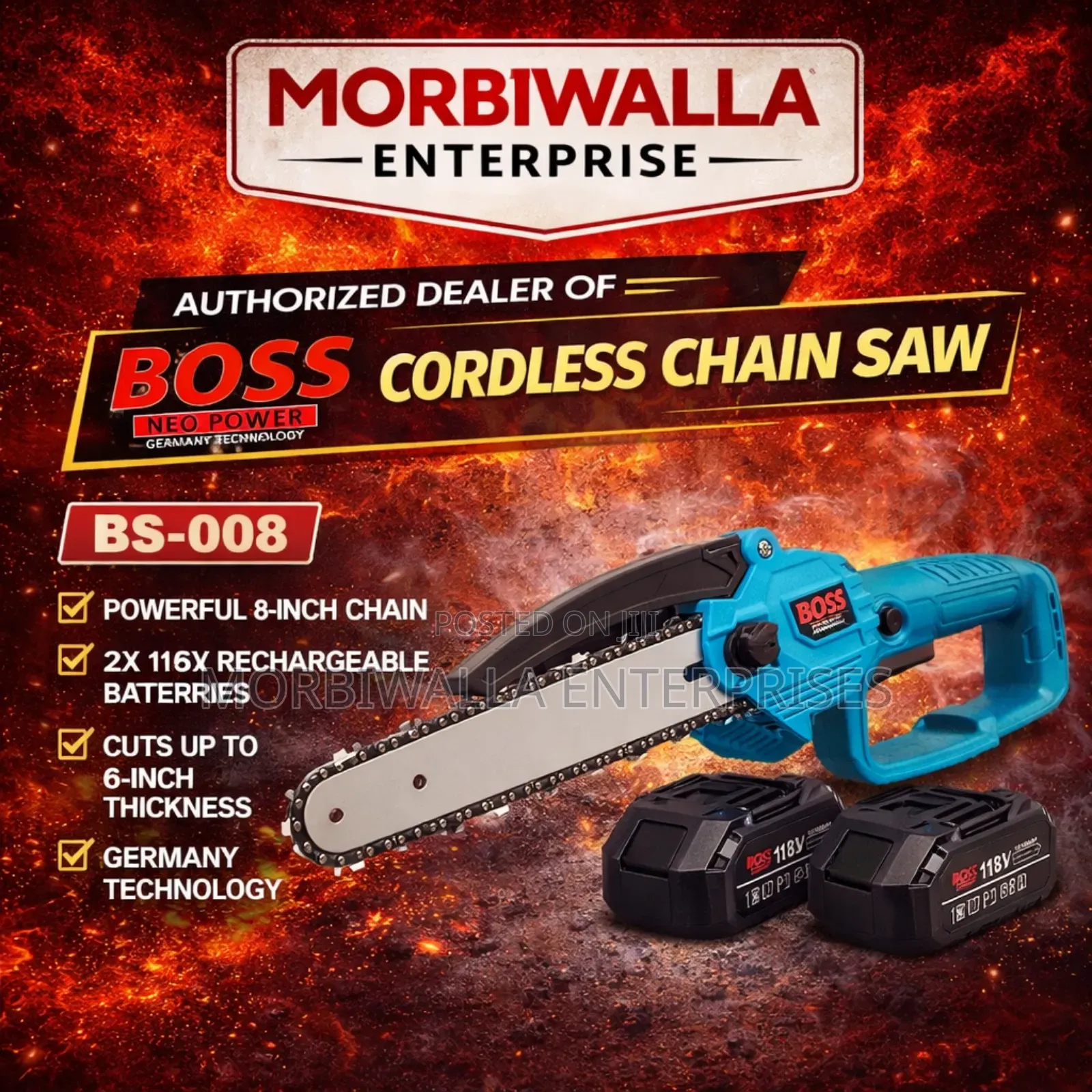 Mini Chain Saw 8"