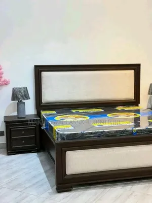 Kitanda Cha Mbao Mixer Bedsofa Na Sides Zake
