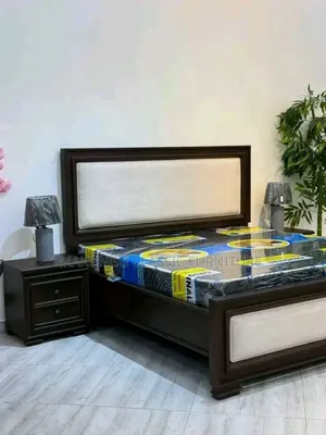 Kitanda Cha Mbao Mixer Bedsofa Na Sides Zake