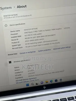 Laptop HP 16GB AMD Ryzen 5 SSD 256GB