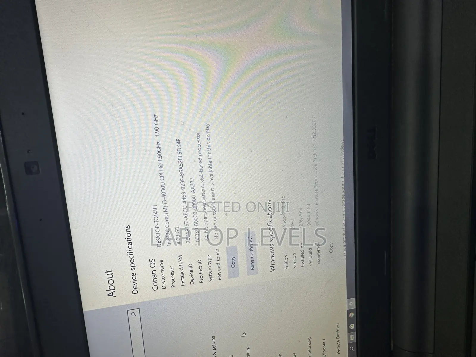 Laptop Dell Latitude 13 3340 4GB Intel Core I3 HDD 500GB