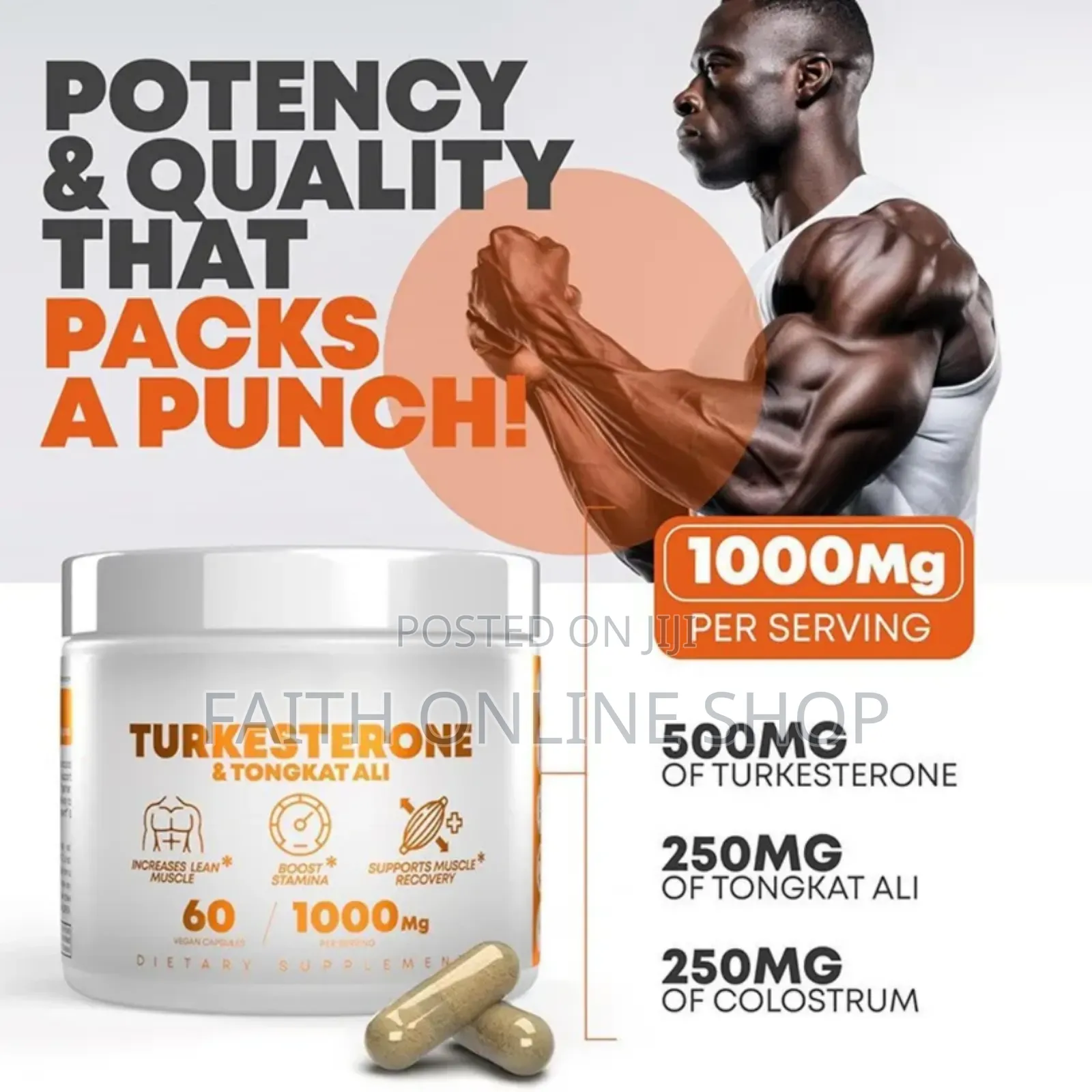 Turkesterone Tongkat Ali 60 Capsule