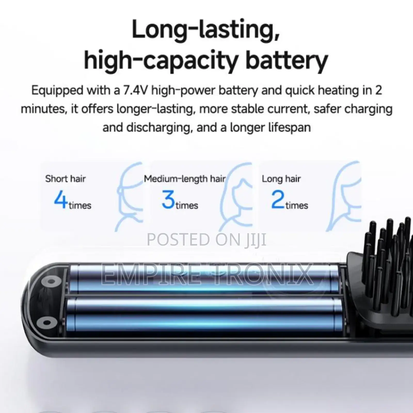 Yesido Mg23 Cordless Hair Straightener Brush
