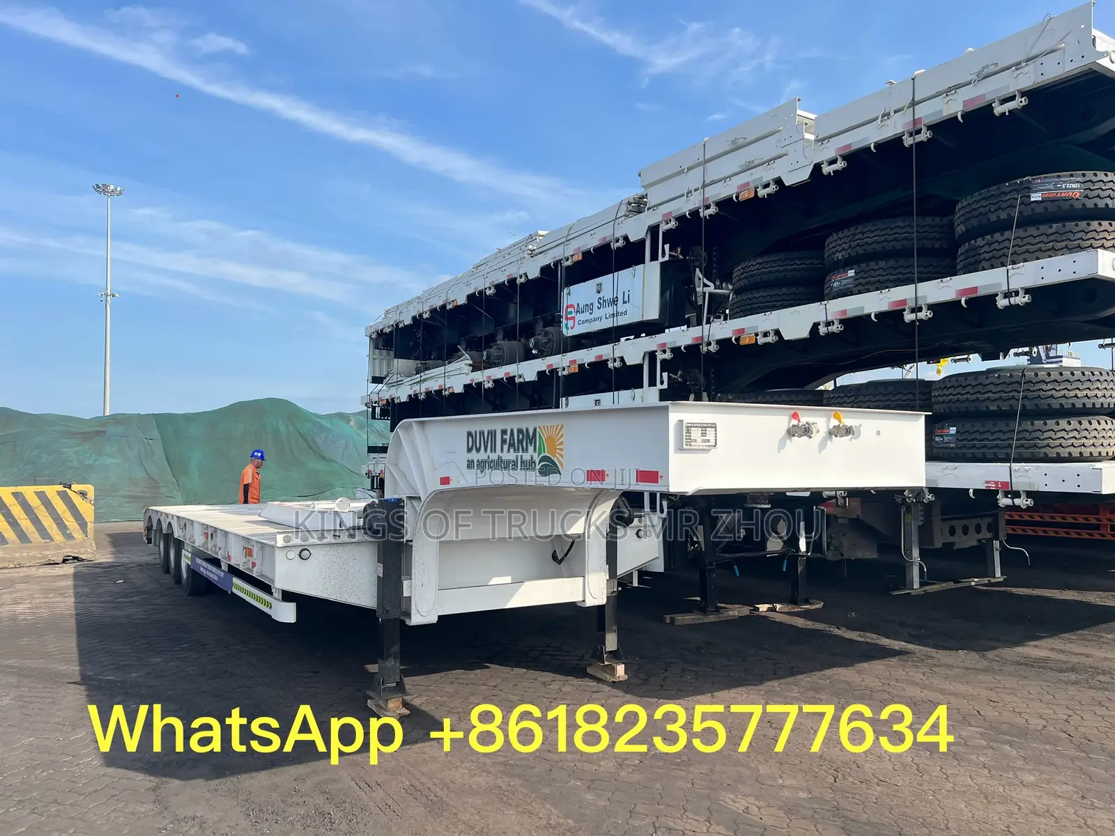 Brand New 3 Axles Low-Bed Trailer