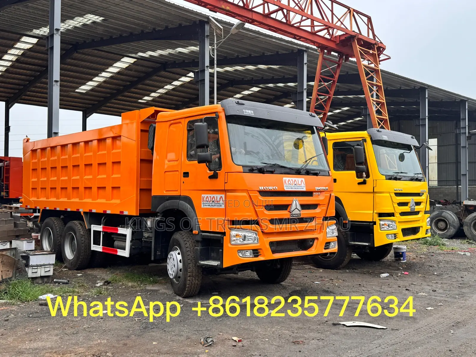 Ready to Order Howo 6x4 Dump Truck 375 Hp