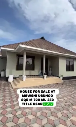 3bdrm House in Mchakama Real Estate, Mbweni for sale