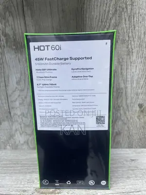 New Infinix Hot 60i 128 GB