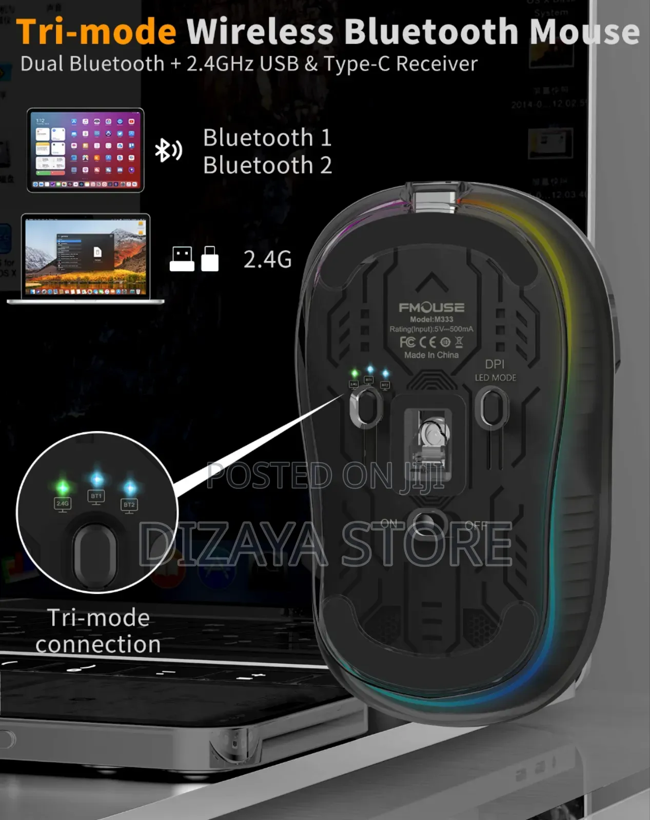 Classic Wireless Gaming Mouse Type C