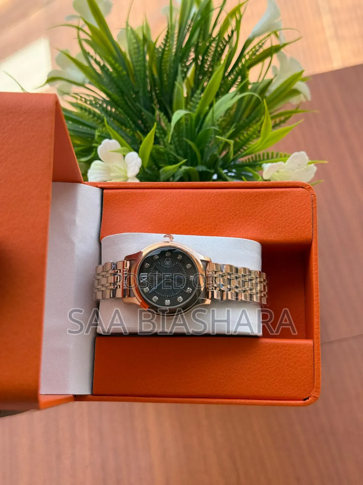 Cartiel Classic Watch for Ladies Rosegold and Black