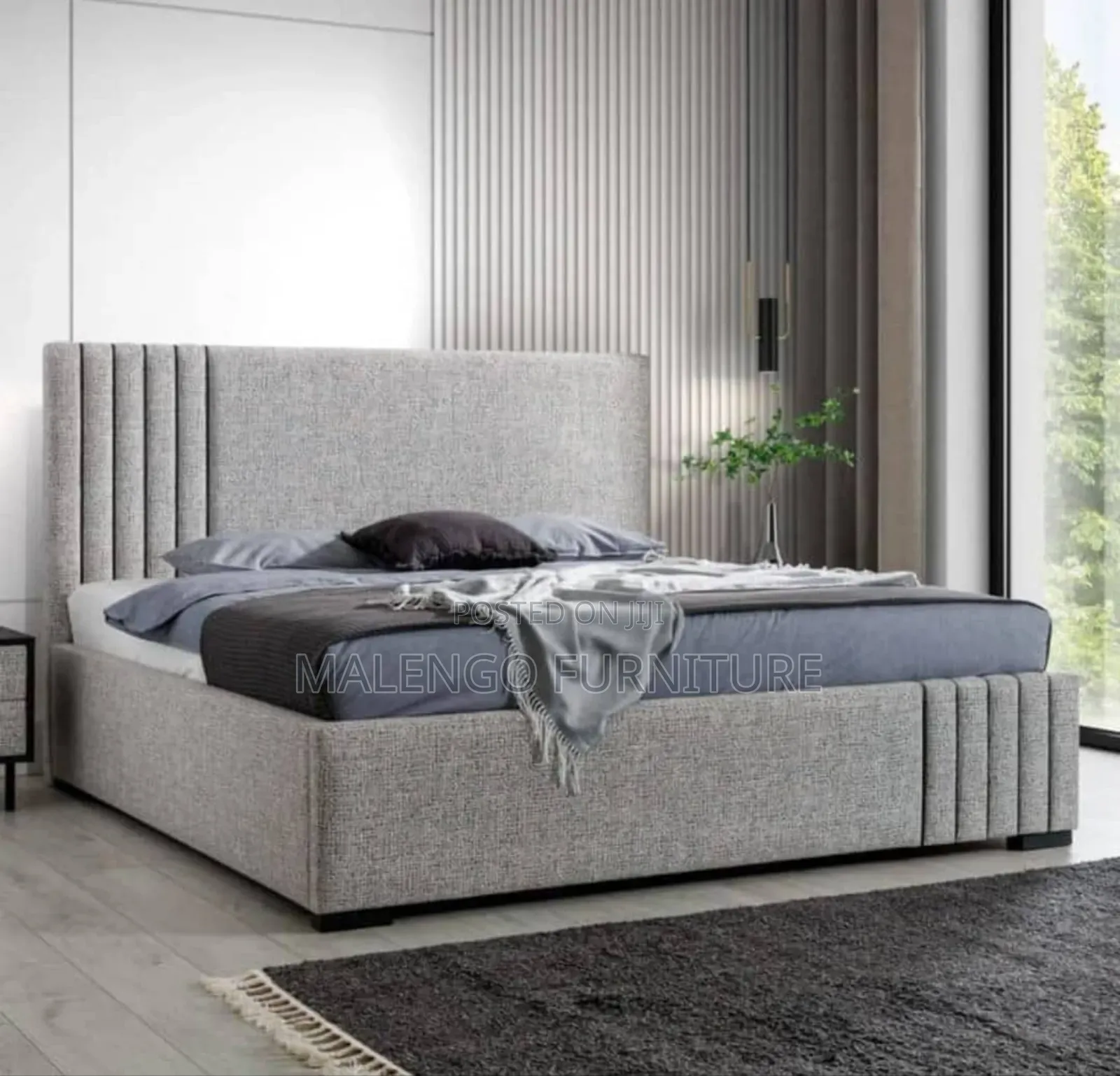 Kitanda Aina Ya Bedsofa Mbao Na Ngumu Na Kitambaa N Titan Grade One