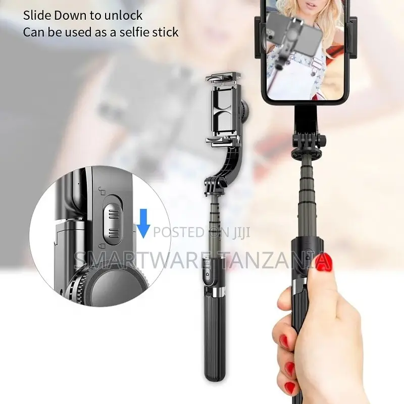 L08 Gimbal Stabilizer Kit Selfie Stick Tripod Complete Package