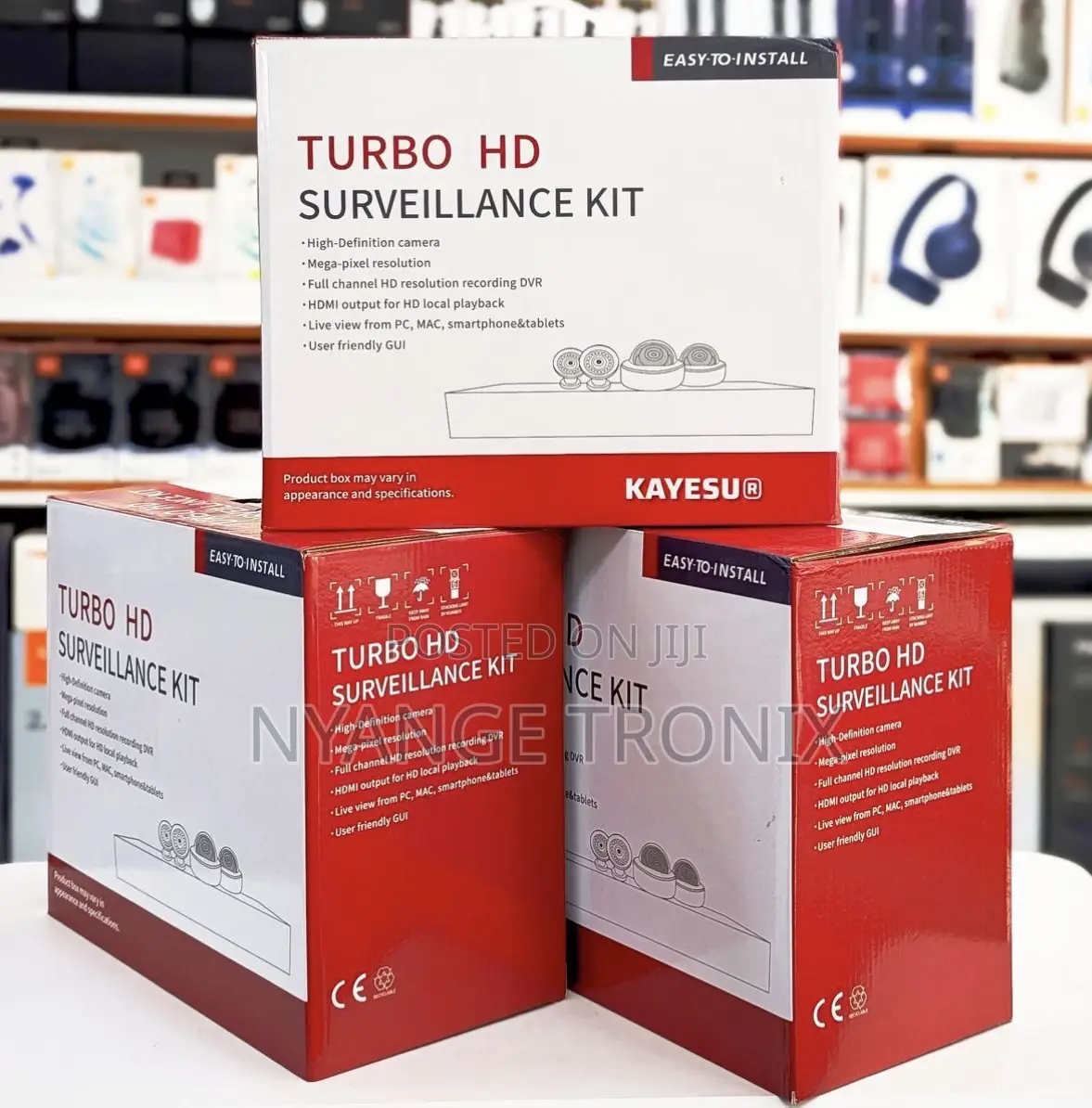Hikvision Wifi Display CCTV 4 Set Camera