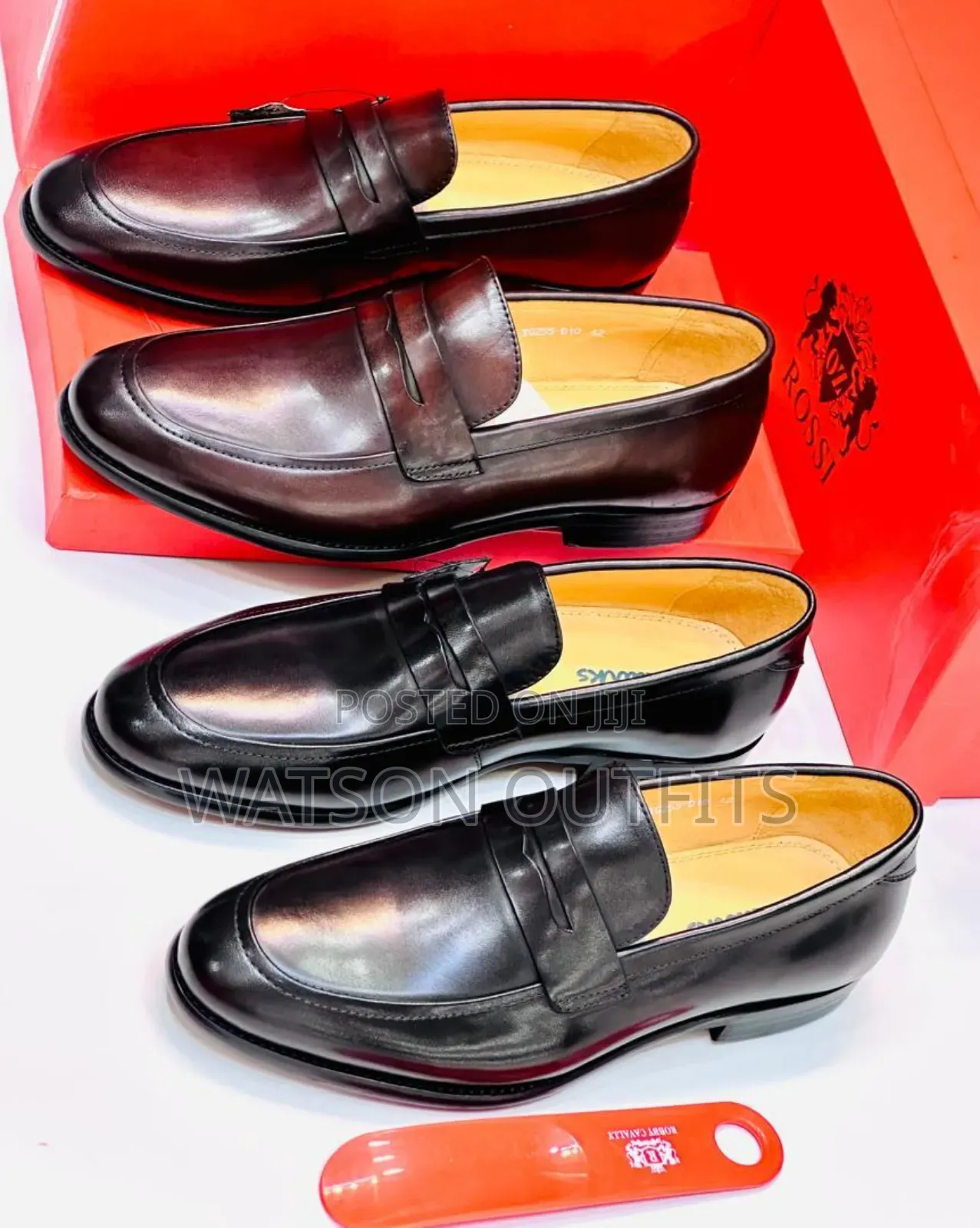 Men's Leather Shoes or Viatu Vya Leather Materials Totally Royal