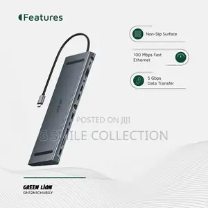Green Lion 12-in-1 Hdmi Ethernet Usb-C Hub
